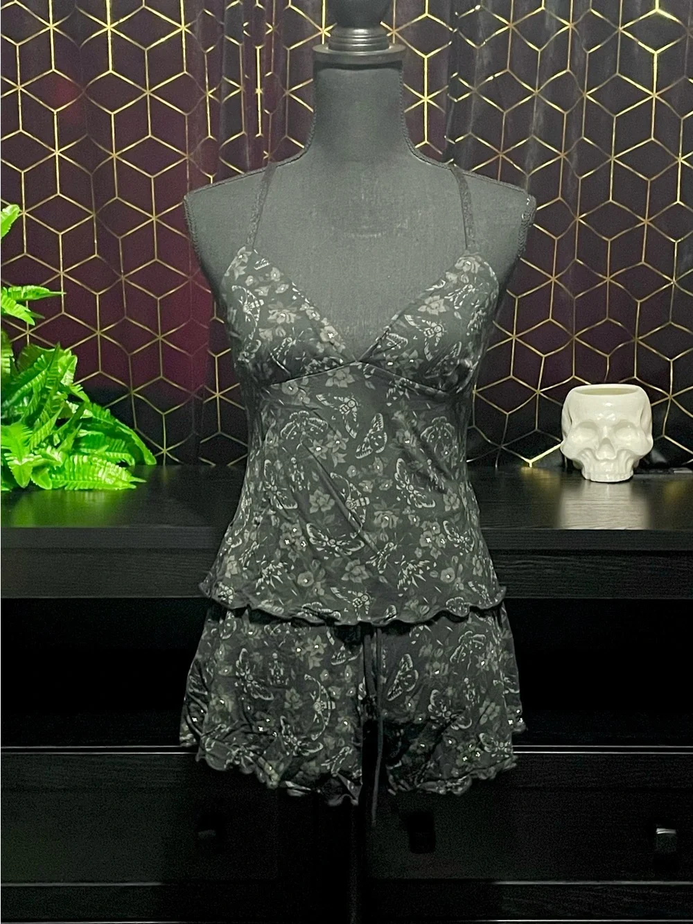 Killstar Moth & Thorn Pajama Set